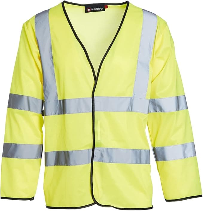 Hi-viz long-sleeve top — yellow